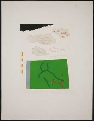 Harrie Gerritz - Litho, Het ontstaan van de stapelwolken kopen? Bied vanaf 10!