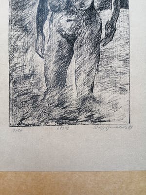 Niet of onleesbaar gesigneerd - Handgesigneerde lithografie kopen? Bied vanaf 1!