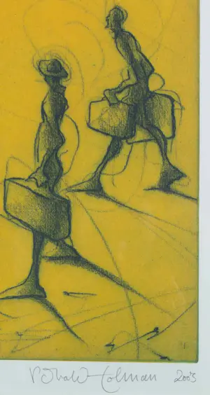 Ronald Tolman - Ets, Optocht - Ingelijst kopen? Bied vanaf 80!