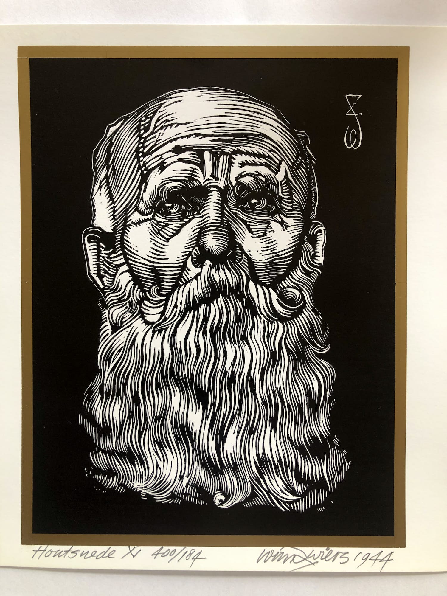 Wim Zwiers - Portret verkocht voor € 35!