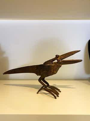 Georg Wittwer - Bronzen vogel verkocht voor € 180!