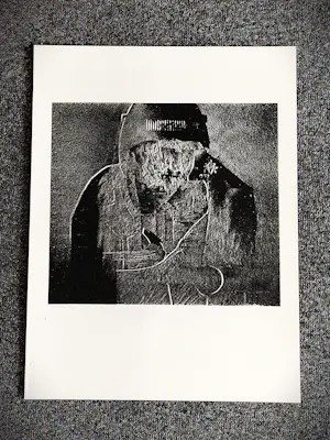 Roland Massa - Grote monochrome Litho "de donkerte van de mens" oplage 40 - gesigneerd kopen? Bied vanaf 33!