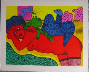 Corneille - De zeefdruk is in goede conditie en niet eerder ingelijst. kopen? Bied vanaf 400!