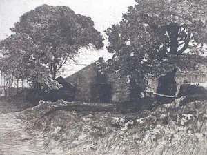 Willem de Zwart - Boerderij in Dekkersduin - Ets kopen? Bied vanaf 45!