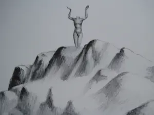 Joop Moesman - Boomvrouw in landschap kopen? Bied vanaf 95!