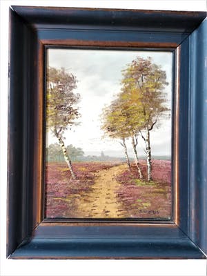 Theodorus Selhorst - Zicht op dorp vanaf de heide kopen? Bied vanaf 40!