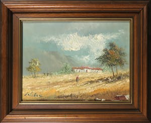 Arthur Feudel - e.a. - Lot van zes werken met verschillende technieken - Ingelijst kopen? Bied vanaf 1!