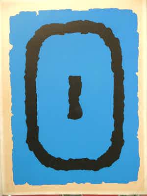 Bram Bogart - blauw-zwart verkocht voor € 199!