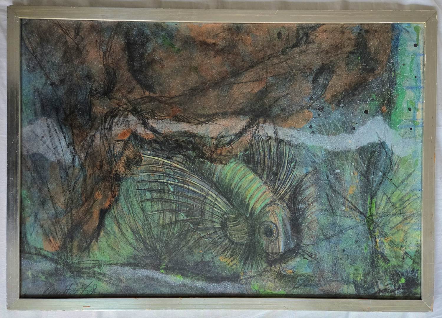 Kees Gerritse - Vissen. 1968. kopen? Bied vanaf 89!