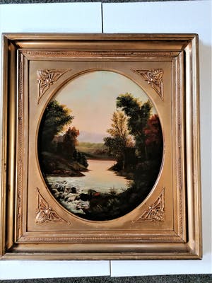 Willem Jacobus Alberts - Rivierlandschap kopen? Bied vanaf 100!