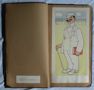 Jo Spier - Ingelijste prent + Albert Hahn : ‘Ben ik dat?’ , 12 litho's met karikaturen kopen? Bied vanaf 50!