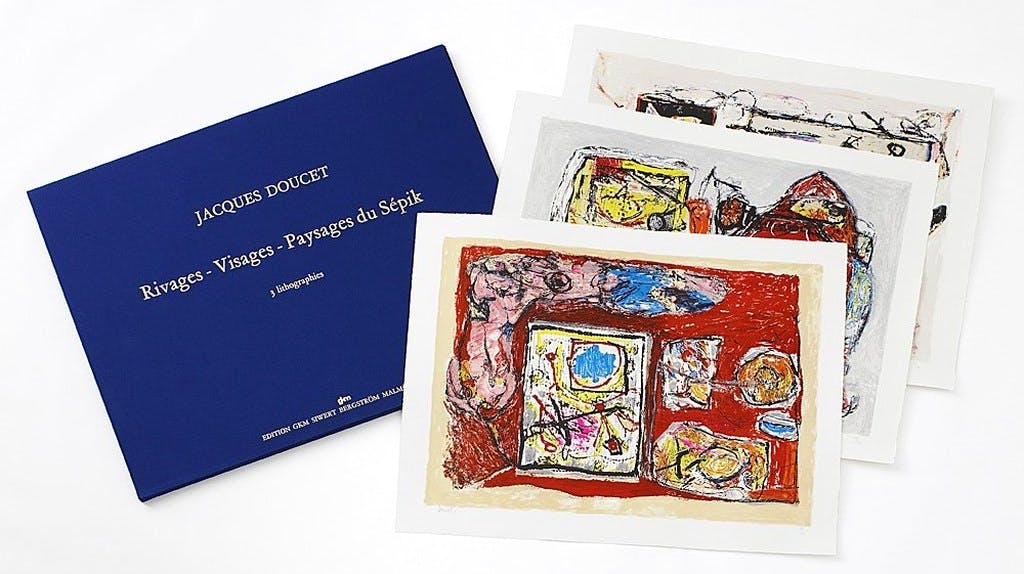 Jacques Doucet - Portfolio 3x Litho, Rivages - Visages - Paysages du Sépik (Groot) kopen? Bied vanaf 300!