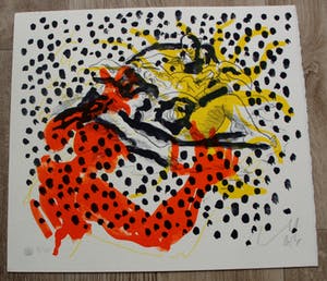 Jorg Immendorff - Drie litho's: Zwiebelmutter - 1993 kopen? Bied vanaf 750!