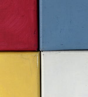 Frans Vierling - Acryl op doek, Gelijkspel; l' Architecture - Ingelijst (Zeer groot) kopen? Bied vanaf 1!