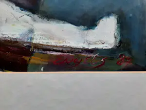 Astrid Engels - Olieverf op papier, Titel, "Egyptenne XXVI kopen? Bied vanaf 40!