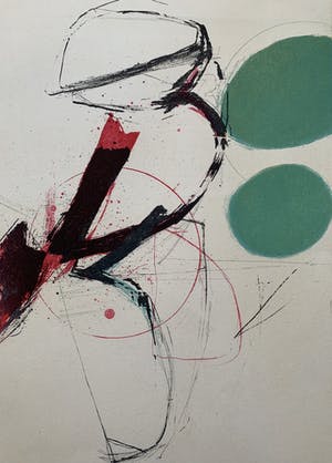 Hans Vredegoor - ets/aquatint | 'Grande grille' | 1994 kopen? Bied vanaf 25!