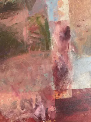 Wil Bouthoorn - olieverf op doek | 'zonder titel' | 1996 (Herkomst nalatenschap Bouthoorn) kopen? Bied vanaf 950!