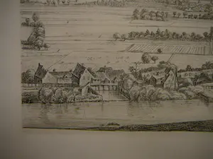 Anthonie Waterloo - Gezicht op Rhenen kopen? Bied vanaf 130!