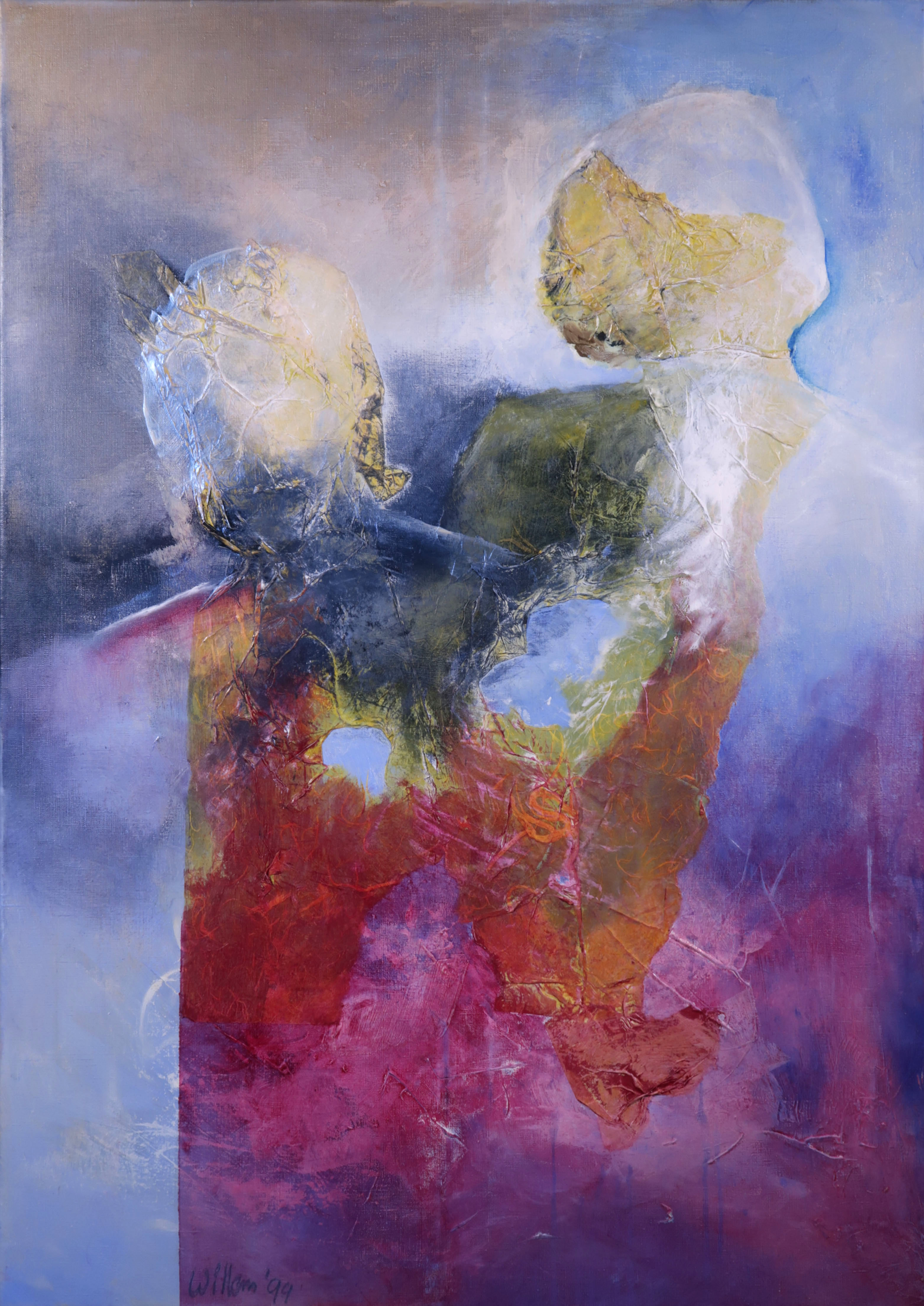 Willem Meuwese - Gemengde techniek op doek, o.a. acryl, Zonder titel kopen? Bied vanaf 120!