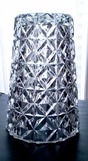 August Walther & Sohne AG - Diamant geslepen kristallen vaas kopen? Bied vanaf 50!