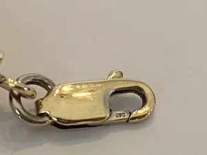 Zwart rubberen colier met gouden sluiting kopen? Bied vanaf 80!