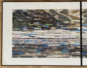 Arnold Niewendam - Tweeluik - Collage, landschap zonder titel, kopen? Bied vanaf 120!