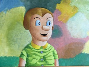 Dirk Bakker - olieverfschilderij | zonder titel kopen? Bied vanaf 65!