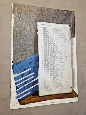 David Hockney - gesigneerde brochure bij expositie "moving focus prints" in Tate Gallery London kopen? Bied vanaf 180!