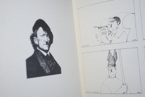 Paul Flora - Die neugierige nase & gesigneerd boek'variaties op Wagner'met originele tekening kopen? Bied vanaf 45!
