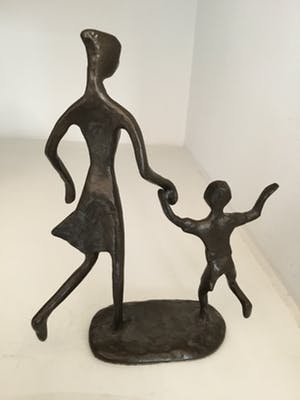 Bodrul Khalique - Sculptuur “ Samen “ kopen? Bied vanaf 60!