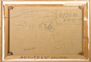 Hans Steggerda - Olieverf op doek, Oktober 27 - Ingelijst kopen? Bied vanaf 50!