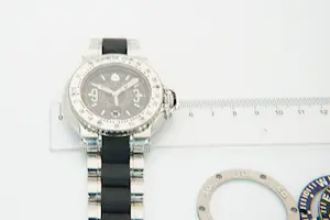 102 - Stoer Automatic Aquanautic King Cuda Herenpolshorloge met stalenband kopen? Bied vanaf 80!