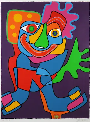 Marianne Naerebout - Zeefdruk, Free Spirit - Ingelijst (Groot) kopen? Bied vanaf 60!