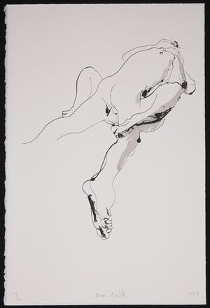 Sam Drukker - Litho, Zonder titel kopen? Bied vanaf 40!
