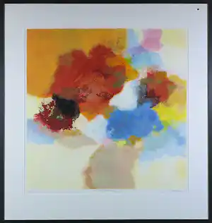 Eelco Maan - Zeefdruk, The flowered room - Ingelijst verkauft für € 35!