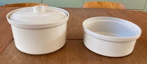 Kaj Franck - Witte stapelbare schalen - servies Kilta/Teema - Arabia Finland kopen? Bied vanaf 1!