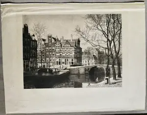 Dirk Harting - Ets Brouwersgracht Amsterdam kopen? Bied vanaf 1!
