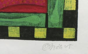 Clemens Briels - Zeefdruk, Habla ambas linguas con igual - Ingelijst kopen? Bied vanaf 50!