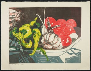 Vincent van Ojen - Houtsnede, Stilleven kopen? Bied vanaf 70!