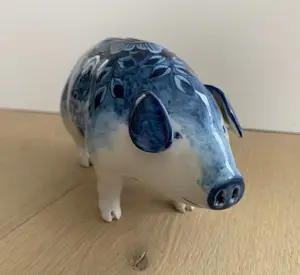 Koninklijke Tichelaar Makkum - Spaarvarken handgeschilderd kopen? Bied vanaf 100!