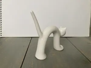 Naaman Porcelain Israel - Kat met holle rug kopen? Bied vanaf 40!