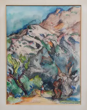 Matthieu Wiegman - Landschap met personen kopen? Bied vanaf 425!