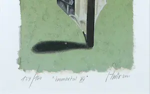 Sharon Amir - Zeefdruk, Immortal III - Ingelijst kopen? Bied vanaf 1!