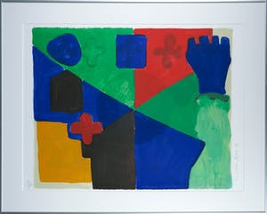 Cees Dolk - Zeefdruk, Tulpen & Zo 4 - Ingelijst kopen? Bied vanaf 1!