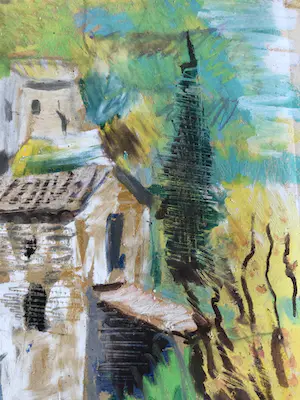 Jan Tromp - Toscaans landschap kopen? Bied vanaf 100!