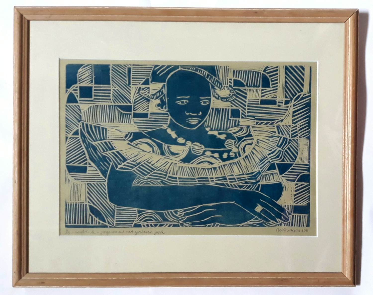 Buy Nel Donkers - jonge vrouw met gesteven jurk? Bid from 80!