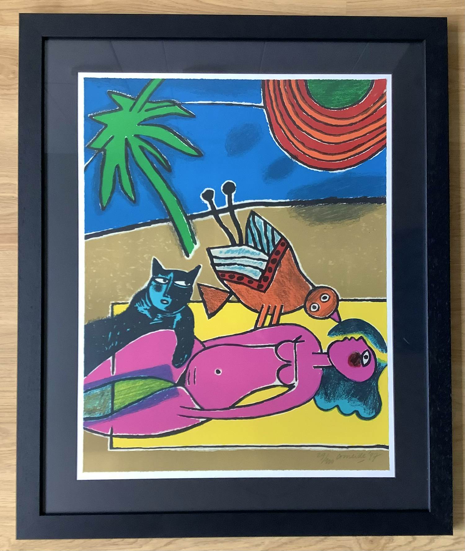 Corneille - Au Soleil avec Oiseau et chat kopen? Bied vanaf 365!