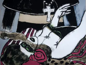 Corneille - Lithografie - Hommage a Federico Fellini - 1974 kopen? Bied vanaf 350!