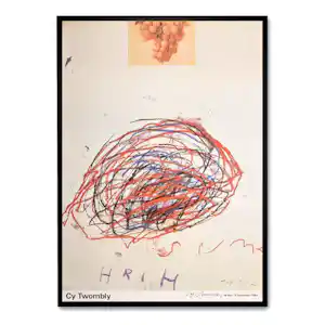 Cy Twombly - tentoonstellingsaffiche vendu pour 20€ !