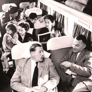 Paul Huf - Foto op dibond, Een vol toestel verkocht voor € 1!